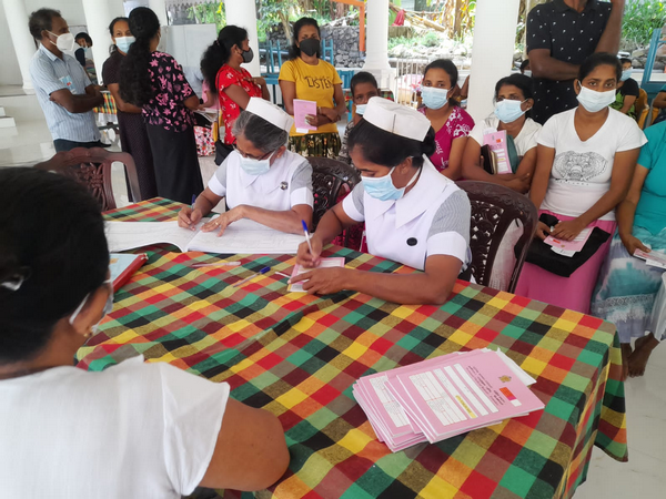A health medical clinic at Homagama Kahathuduwa North Sumana Dharmayatana (2022-11-21) 